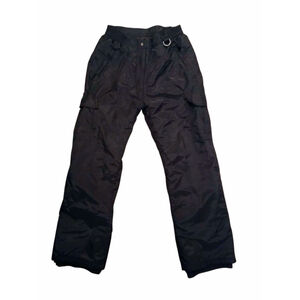 Sport Essentials Men's Black Waterproof Insulated Snow Pants - Size L - JC430